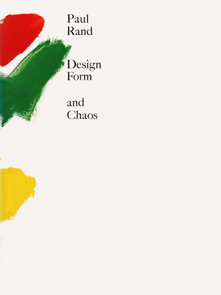 ‘Design Form and Chaos’ by Paul Rand