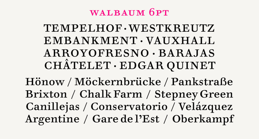 Walbaum 6pt
