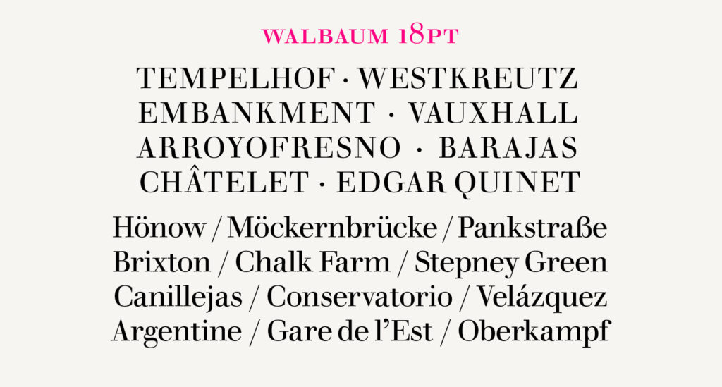 Walbaum 18pt